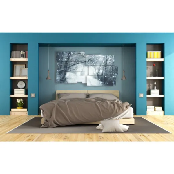 Diseño interior de nieve