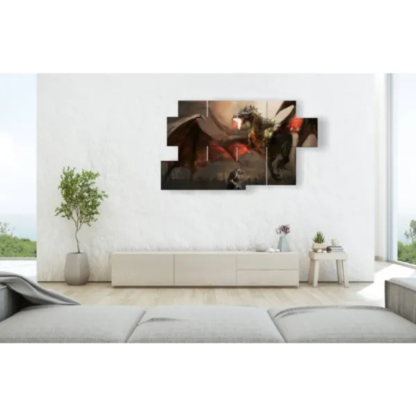 art mural d''animaux fantastiques