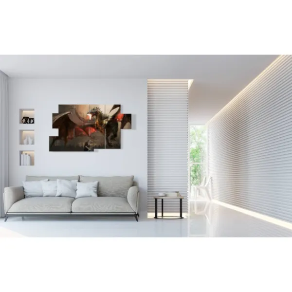 impressions artistiques d''animaux fantastiques