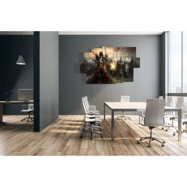 impressions de guerriers fantasy sur toile