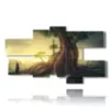 modern painting giant fantasy trees - version: 7 pannelli 177x102cm