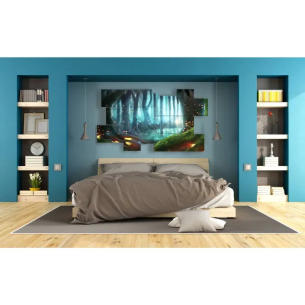 Impression numérique d''arbres imaginaires