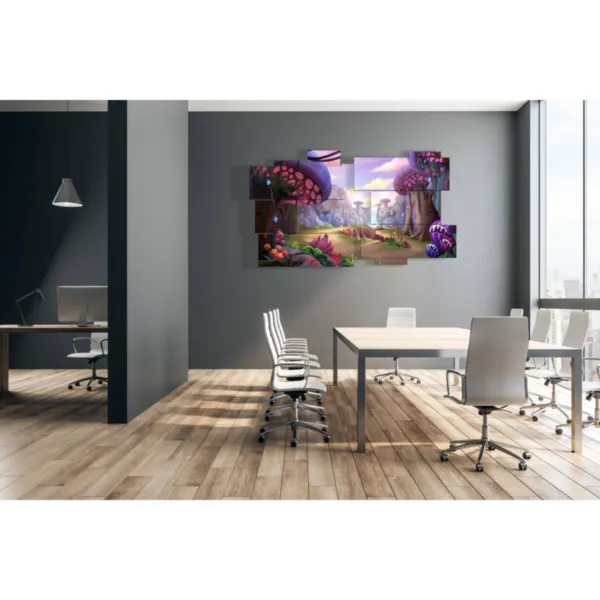 decorazioni di funghi fantastici