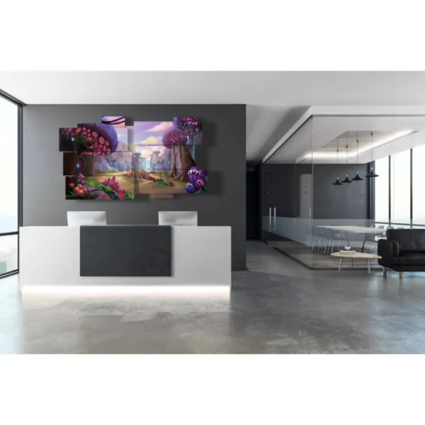 cuadros de hongos imaginarios