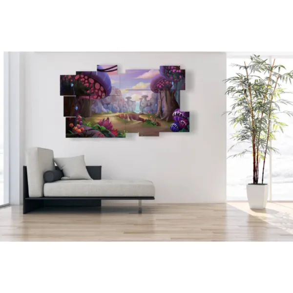 Impressions de champignons surréalistes