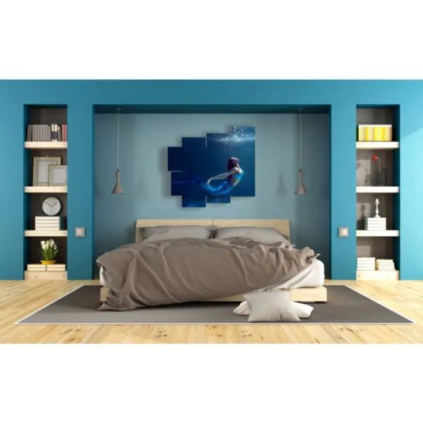 Prints with mermaid women