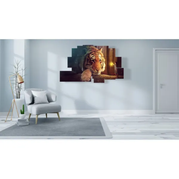 Fantasy-Gemälde Tiger