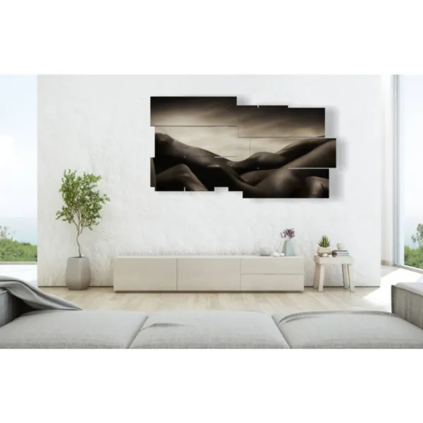 Impression nue de femme moderne