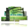 painting four seasons evergreen tree - version: 9 pannelli 173x103cm