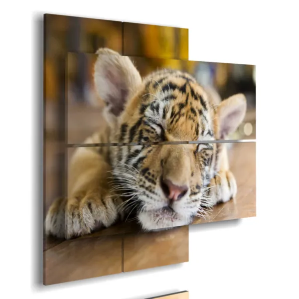 Gemälde mit Tigerbabys