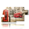 quadri di londra vintage - version: 7 pannelli 157x90cm