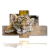 quadri con tigre cucciola - version: 6 pannelli 135x85cm