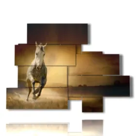 Gemalt auf dem Pferd