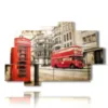 vintage london bilder - version: 10 pannelli 173x114cm