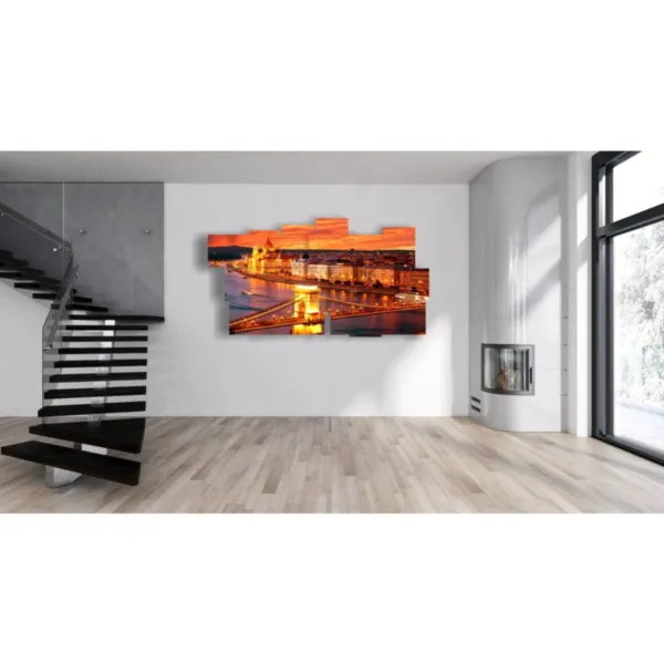 photo of Budapest at sunset