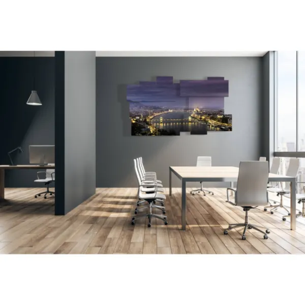 Panoramabilder von Budapest bei Nacht