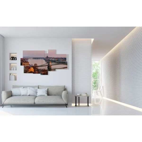 décoration du pont des chaînes à Budapest