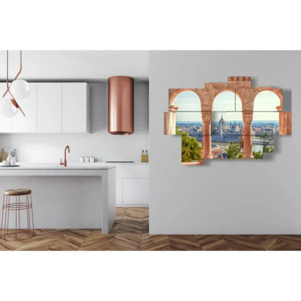 Prints of the view of Budapest