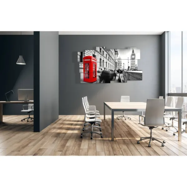 Poster photo of London red phone booth