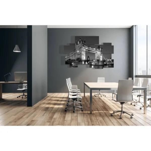 Street art London black and white