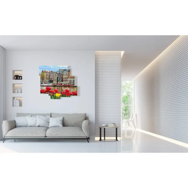 Interior design with images of Amsterdam
