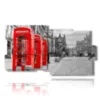 painting with photo london telephone booth - version: 10 pannelli 183x100cm