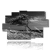 bilder baum vom wind gebogen - version: 9 pannelli 171x108cm
