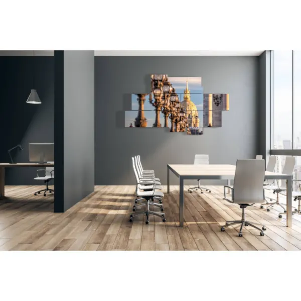 Tableaux avec photos de carte postale de Paris