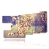 paintings of cherry blossom trees - version: 9 pannelli 184x108cm