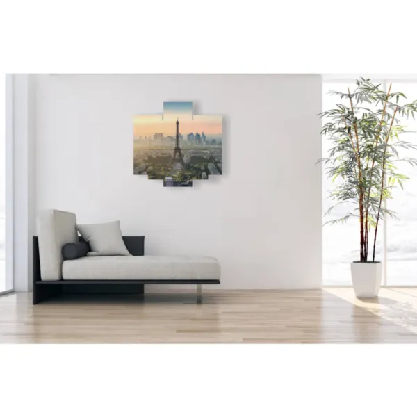 Print of Paris at sunset