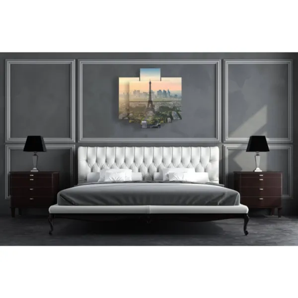 Paintings of Paris at sunset