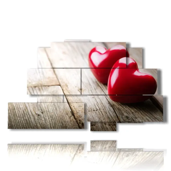 paintings with hearts