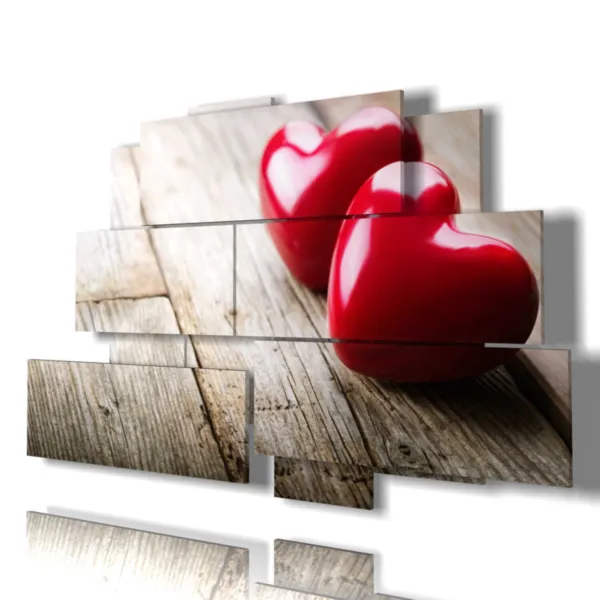 A picture with hearts