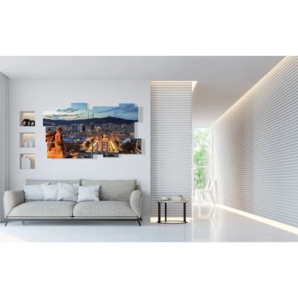 decorazioni barcellona di notte