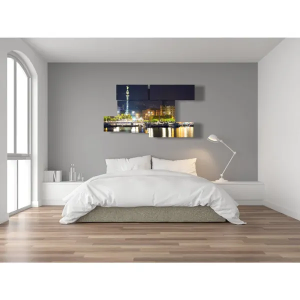 decorazioni murali barcellona di notte