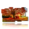 tableaux d arbres colores au coucher du soleil - version: 11 pannelli 184x104cm