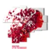 paintings with women and flowers free your mind - version: 13 pannelli 180x151cm