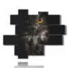 famous paintings with owl birds - version: 11 pannelli 181x146cm