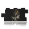 famous paintings with owl birds - version: 11 pannelli 202x103cm