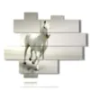 quadri di cavallo bianco su bianco - version: 11 pannelli 181x146cm