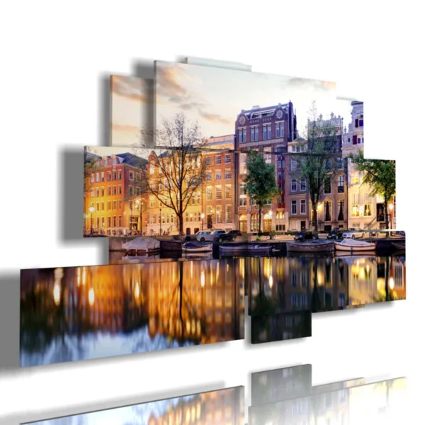 quadri di Amsterdam città