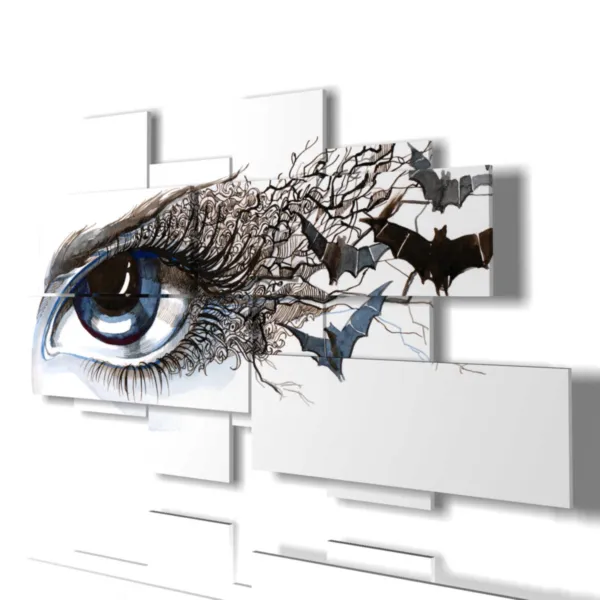 Impression de femmes devant le miroir