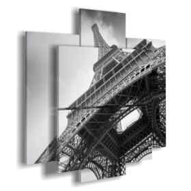 tableau Paris tour noir et blanc Eiffel