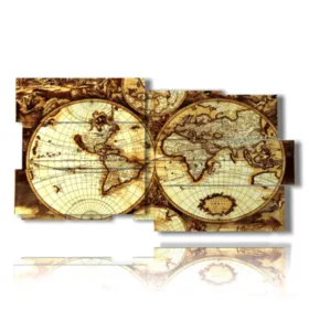 quadri mappamondo
