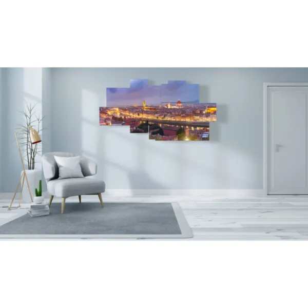 Mural de Florencia noche