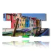 cuadros en venecia ciudad de burano - version: 8 pannelli 186x97cm