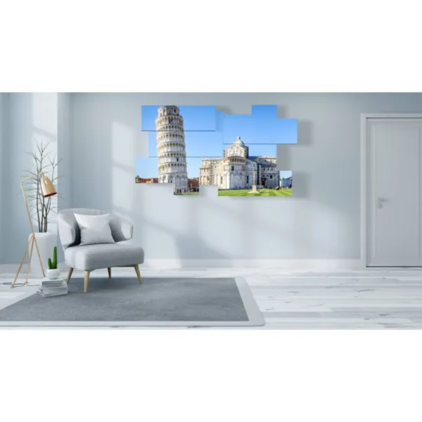 arte murale con vedute di città