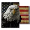 famous paintings of eagle birds - version: 4 pannelli 91x85cm
