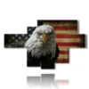 famous paintings of eagle birds - version: 7 pannelli 171x104cm