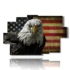 famous paintings of eagle birds - version: 9 pannelli 171x108cm